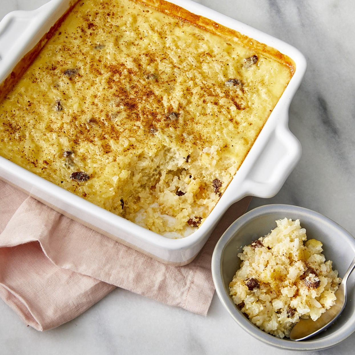 BAKED RICE PUDDING - BORN 3 EGGS